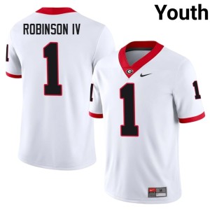 #1 Ellis Robinson IV Youth Embroidery DGDs White Jersey 210230-763