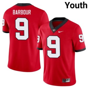 #9 Ethan Barbour Red Bulldog Nation Youth Football Jersey 271105-225