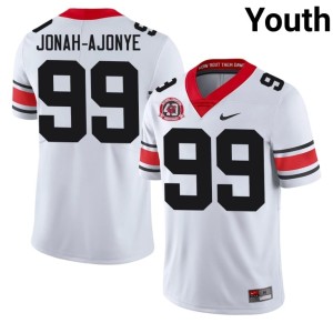 #99 Youth White 1980 National Champions 40th Anniversary Damn Good Dawgs Joseph Jonah-Ajonye Alumni Jerseys 963049-675