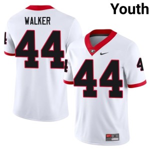 #44 University of Georgia Bulldogs University White Youth Travon Walker Jersey 551226-835