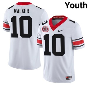 #10 NCAA Youth 1980 National Champions 40th Anniversary Zayden Walker DGDs White Jersey 732068-721