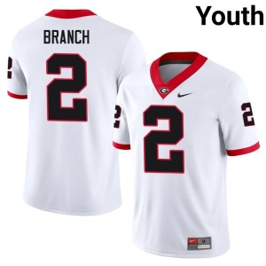 #2 White Alumni Youth Georgia Zion Branch Jersey 480189-154