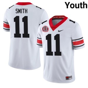 #11 White Bulldog Nation Youth 1980 National Champions 40th Anniversary Arian Smith Limited Jersey 320043-390