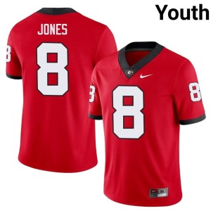 #8 Demello Jones Youth 2026-27 Red Georgia Jerseys 934353-871