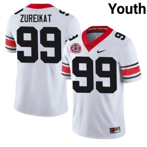 #99 White Damn Good Dawgs Harran Zureikat 1980 National Champions 40th Anniversary Official Youth Jersey 407656-351