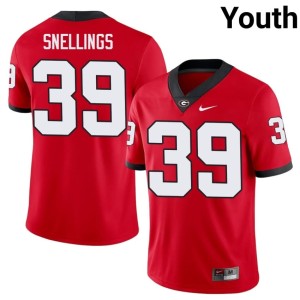 #39 DGDs Will Snellings Youth University Red Jerseys 339515-482