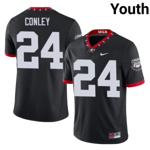 #24 Football DGDs Black Mascot 100th Anniversary Braylon Conley Youth Jerseys 625128-300