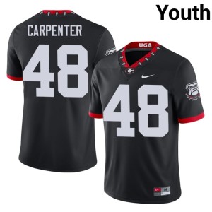 #48 Mascot 100th Anniversary 2025 Black DGDs Duncan Carpenter Youth Jersey 410256-421