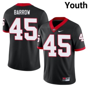 #45 Go Dawgs Eli Barrow College Black Youth Jersey 954083-781