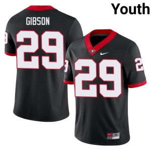 #29 Isaiah Gibson 2026-27 Youth Damn Good Dawgs Black Jersey 441748-806