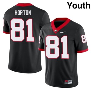 #81 Black Josh Horton Youth Bulldog Nation Limited Jersey 384750-673