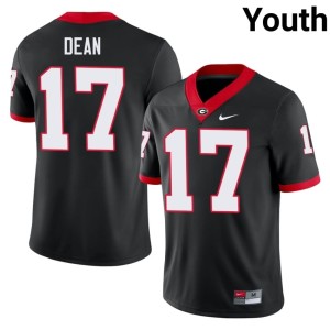 #17 Youth Nakobe Dean Black UGA Football Jersey 823818-207