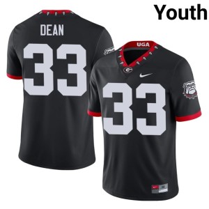 #33 Black Mascot 100th Anniversary DGDs PJ Dean Embroidery Youth Jerseys 581794-885
