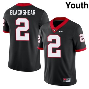 #2 Youth Damn Good Dawgs Thomas Blackshear High School Black Jersey 852740-747